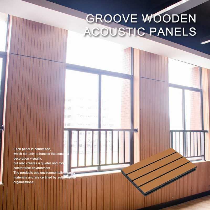 Groove Wooden Acoustic Panels Premium Sound Performance-1