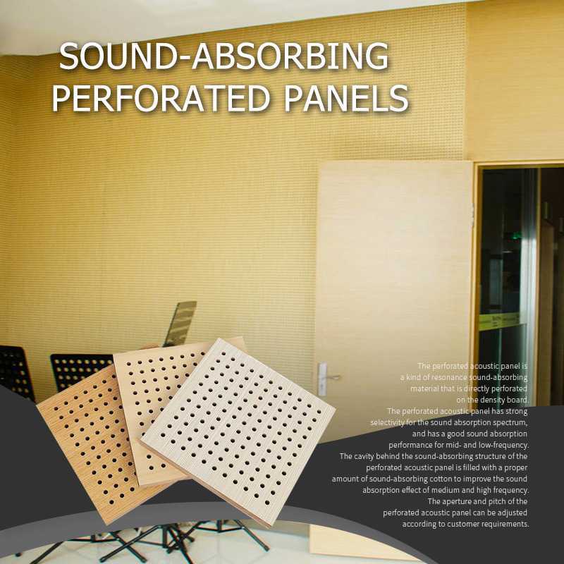Sound-Absorbing Perforated Panels