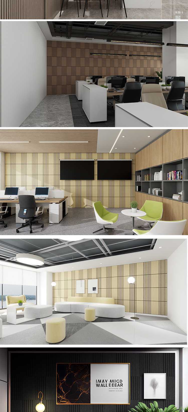 Artistic Lightweight Thermal Insulation Acoustic Wall Panel-1