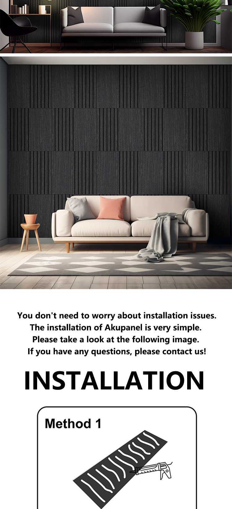 Artistic Lightweight Thermal Insulation Acoustic Wall Panel-1