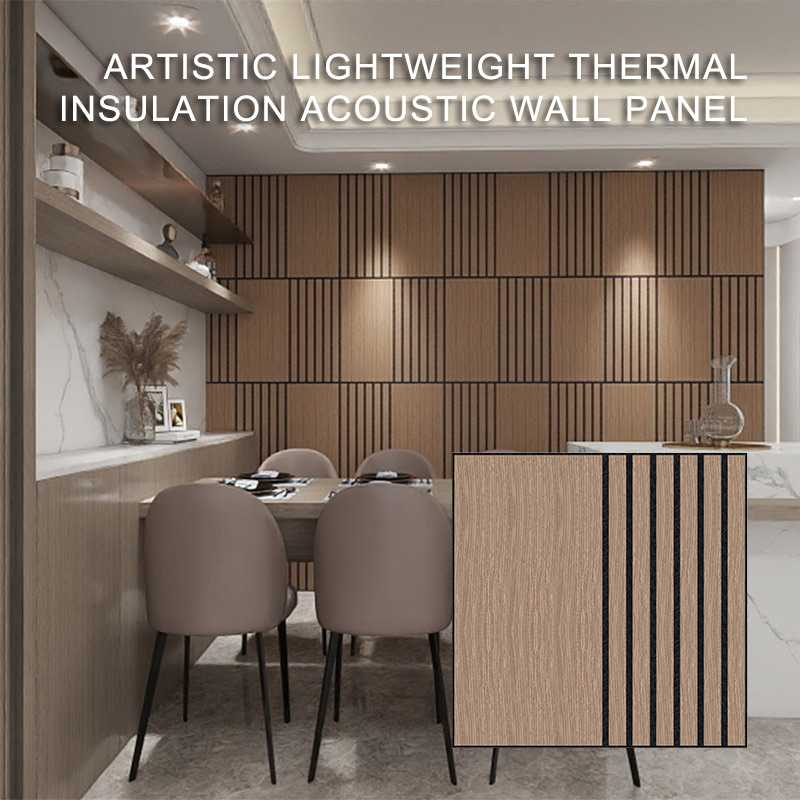 Artistic Lightweight Thermal Insulation Acoustic Wall Panel-1