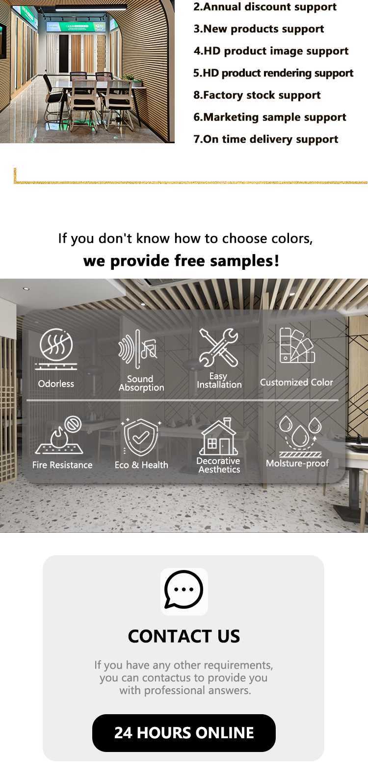 Lightweight Thermal Insulation Art Acoustic Wall Panels-1
