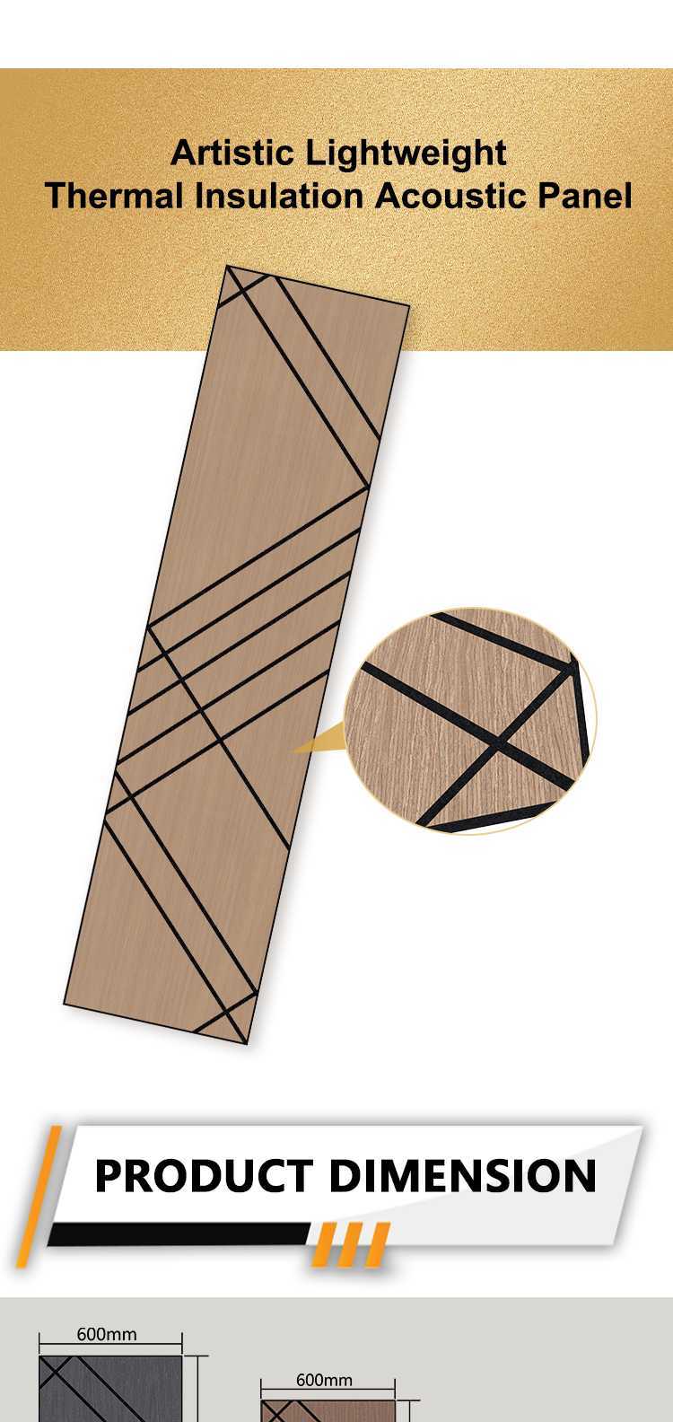 Lightweight Thermal Insulation Art Acoustic Wall Panels-1