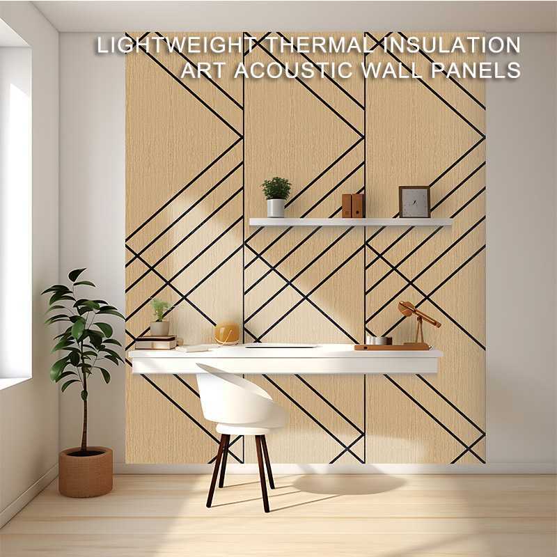 Lightweight Thermal Insulation Art Acoustic Wall Panels-1